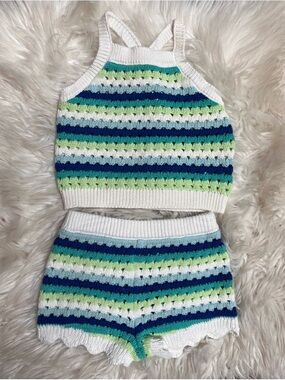 Old Navy baby crochet 2 piece